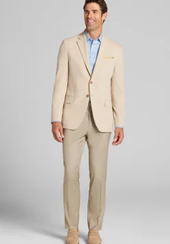 Jos. A. Bank Tailored Fit Plaid Comfort Stretch Plaid Sportcoat
