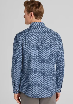 Jos. A. Bank Tailored Fit Roses Button Up Shirt