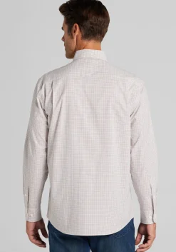 Jos. A. Bank Tailored Fit Small Tattersall Button-Up Shirt
