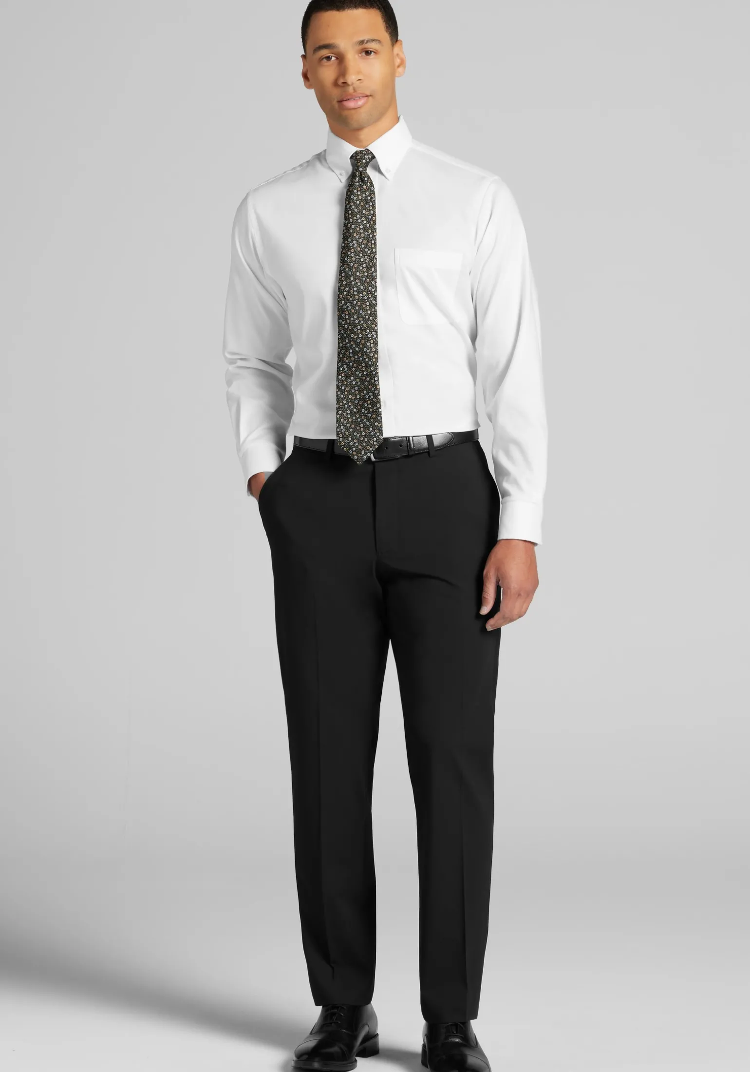 Jos. A Bank Tailored Fit Solid Dress Shirt
