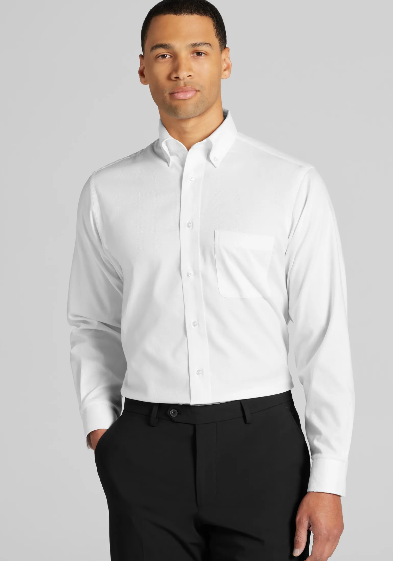 Jos. A Bank Tailored Fit Solid Dress Shirt