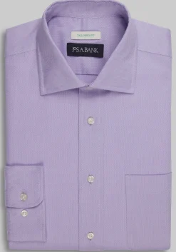 Jos. A. Bank Tailored Fit Spread Collar Oxford Solid Dress Shirt