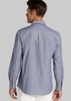 Jos. A. Bank Tailored Fit Stripe Button Up Shirt