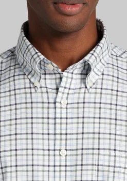 Jos. A. Bank Tailored Fit Tattersall Button Up Shirt