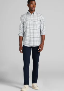 Jos. A. Bank Tailored Fit Tattersall Button Up Shirt