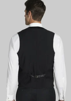 Jos. A. Bank Tailored Fit Wool Blend Satin Front Tuxedo Suit Separates Vest
