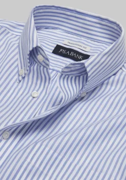 Jos. A. Bank Traditional Fit Button-Down Collar Bengal Stripe Dress Shirt - Big & Tall