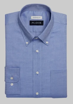 Jos. A. Bank Traditional Fit Button-Down Collar Solid Dress Shirt