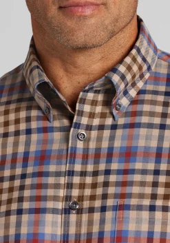 Jos. A. Bank Traditional Fit Large Check Button Up Shirt