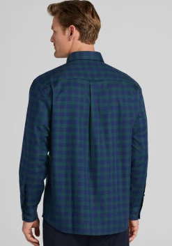 Jos. A. Bank Traditional Fit Large Check Button Up Shirt