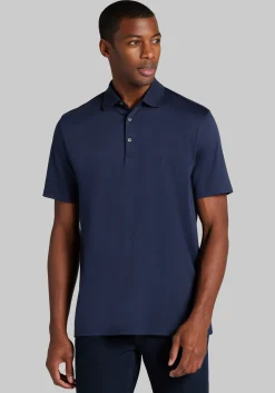 Jos. A. Bank Traditional Fit Liquid Cotton Interlock Polo - Big & Tall