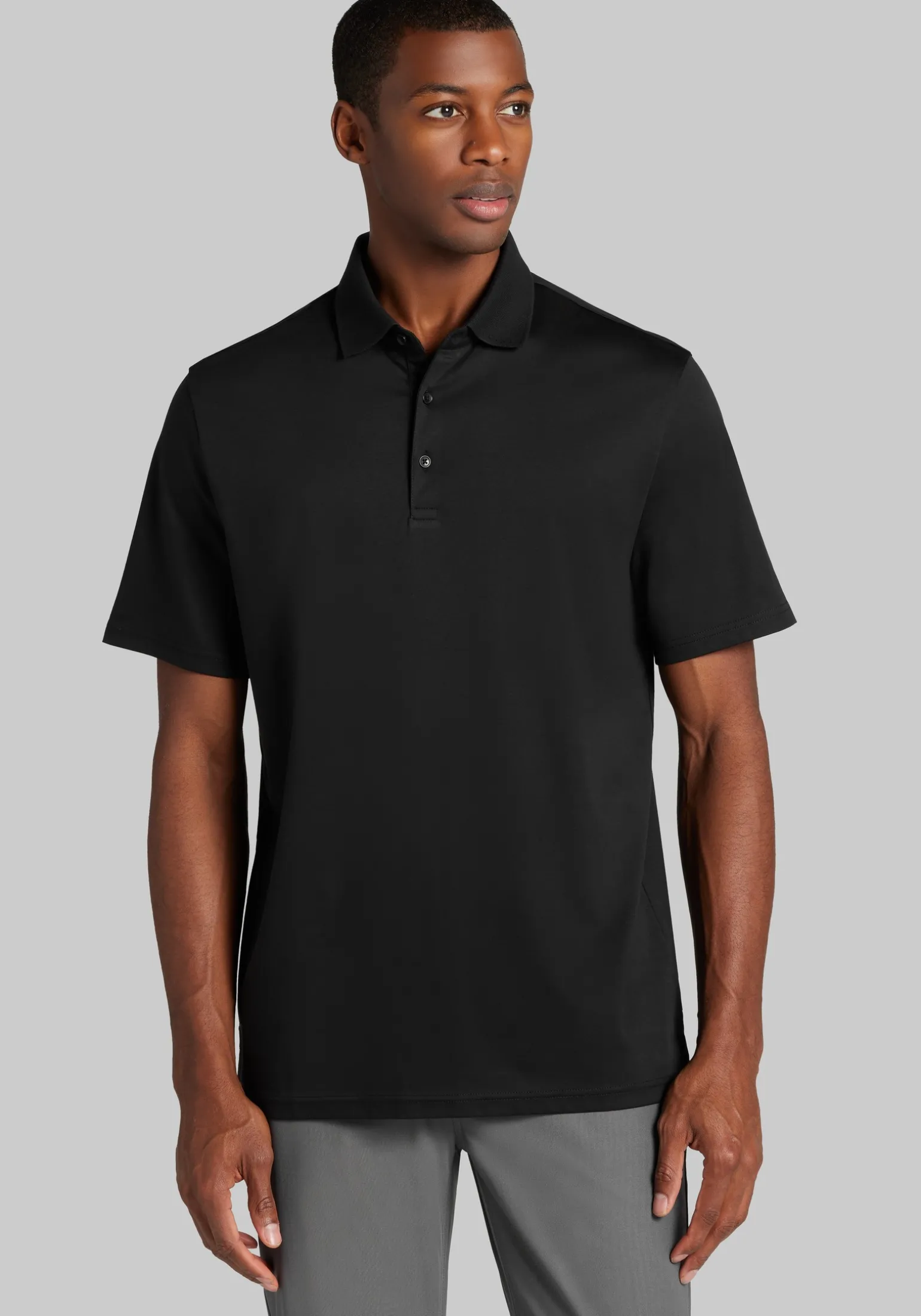 Jos. A. Bank Traditional Fit Liquid Cotton Interlock Polo