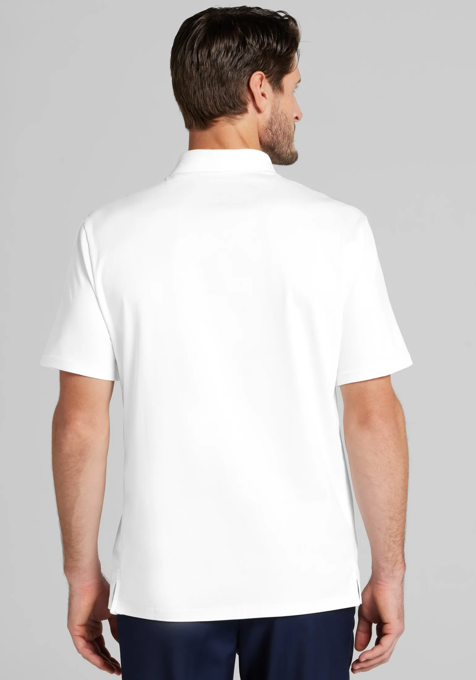 Jos. A. Bank Traditional Fit Liquid Cotton Interlock Polo