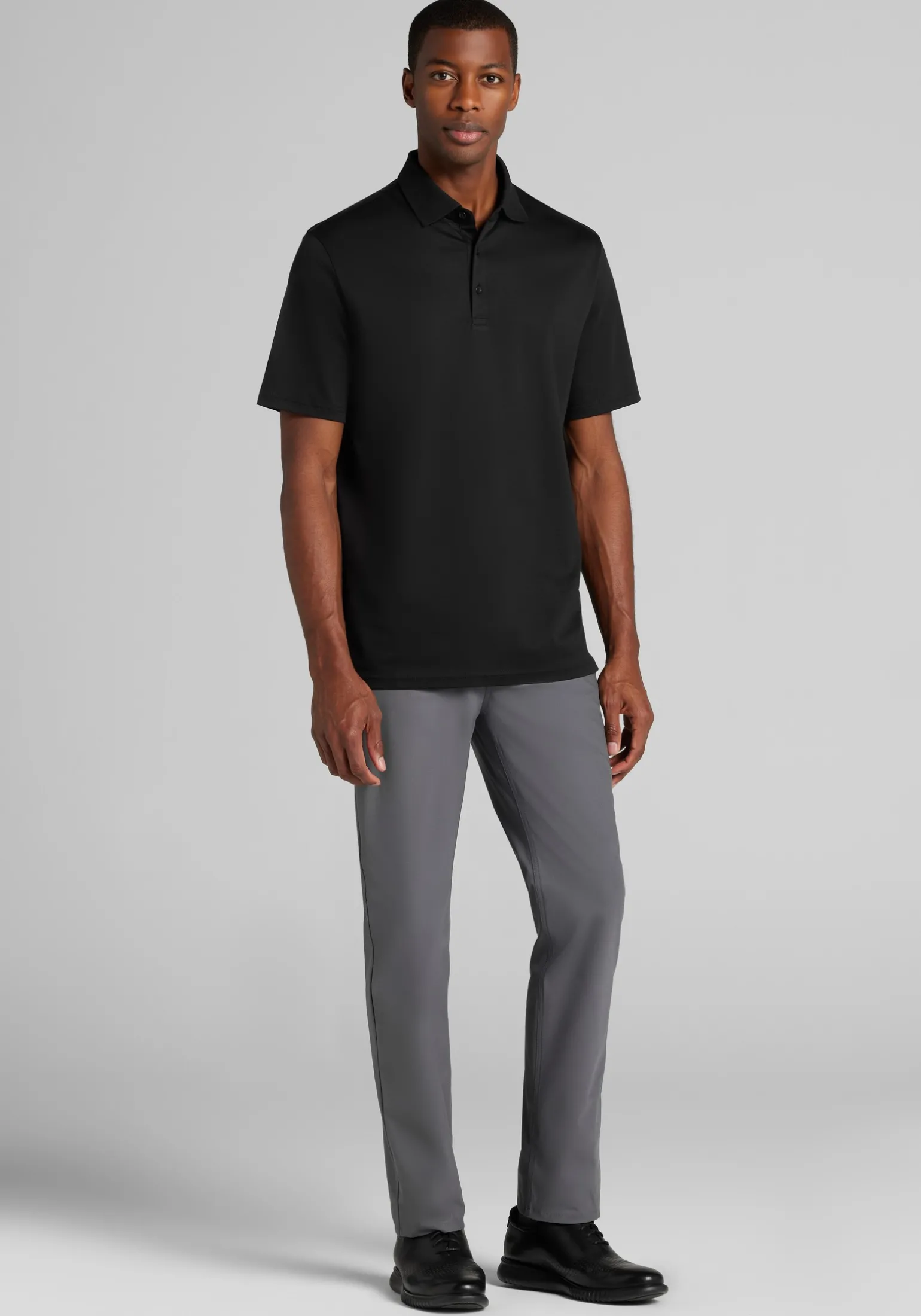 Jos. A. Bank Traditional Fit Liquid Cotton Interlock Polo