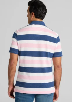 Jos. A. Bank Traditional Fit Popcorn Stripe Polo