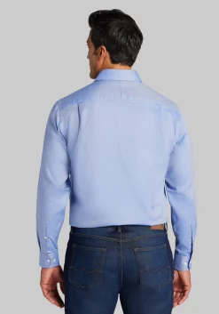 Jos. A Bank Traditional Fit Solid Comfort Stretch Dress Shirt