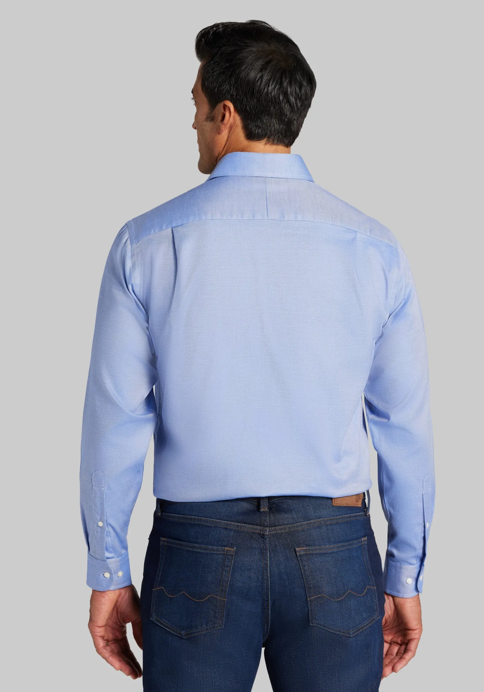 Jos. A Bank Traditional Fit Solid Comfort Stretch Dress Shirt
