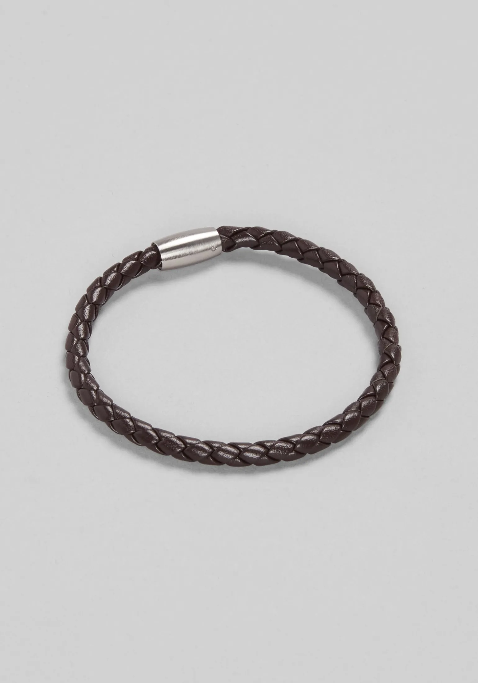 Jos. A. Bank Woven Leather Bracelet with Magnetic Closure
