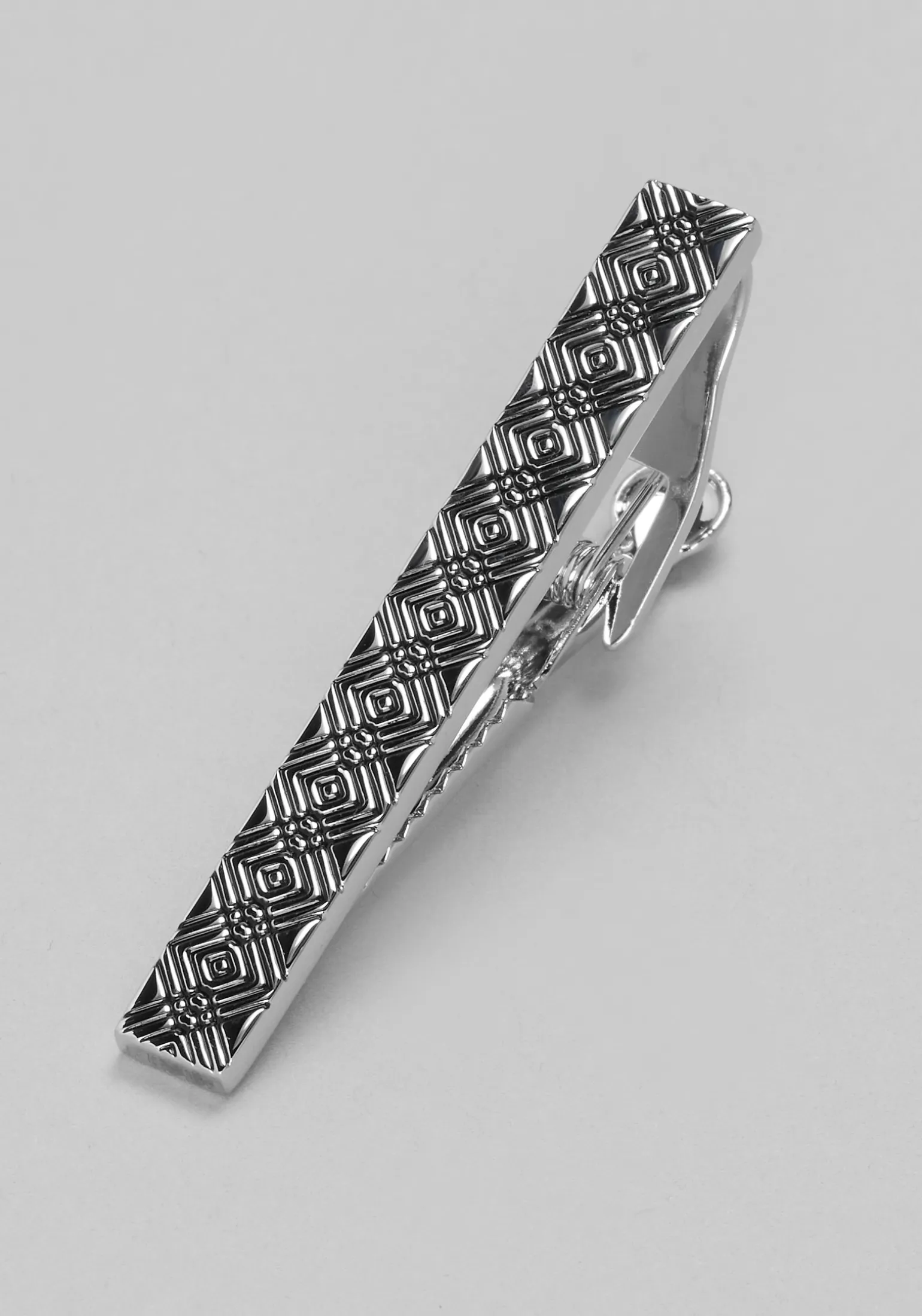 Joseph A. Bank Diamond Pattern Tie Bar