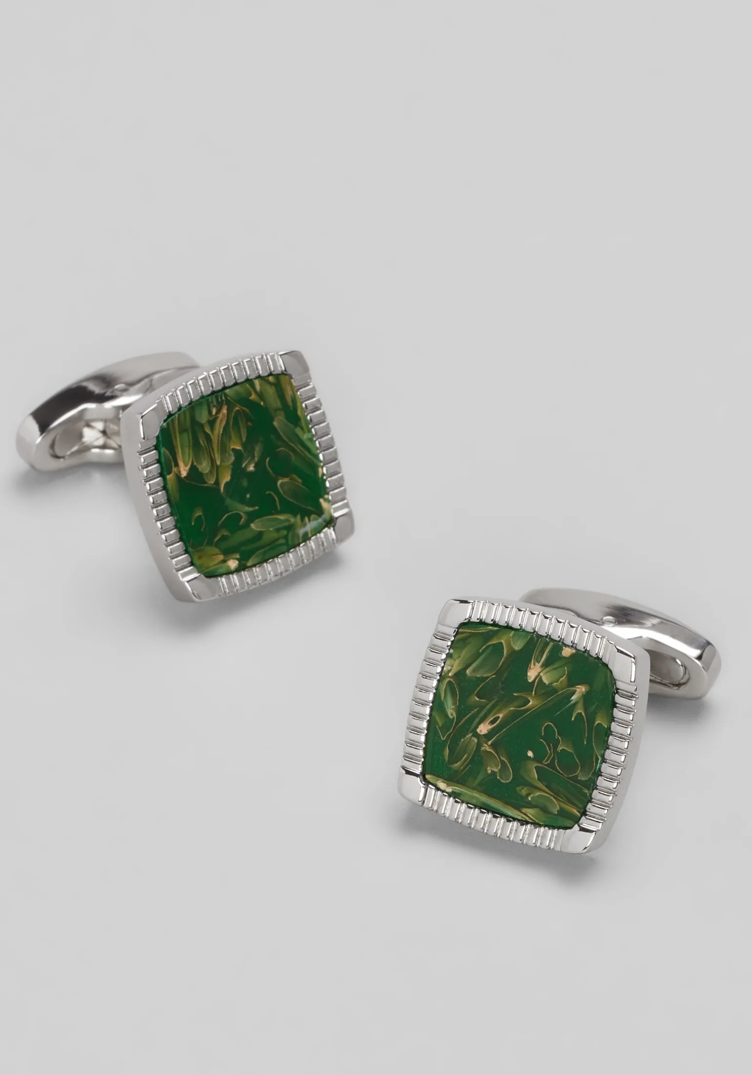 Joseph A. Bank Square Multicolor Stone Cufflinks