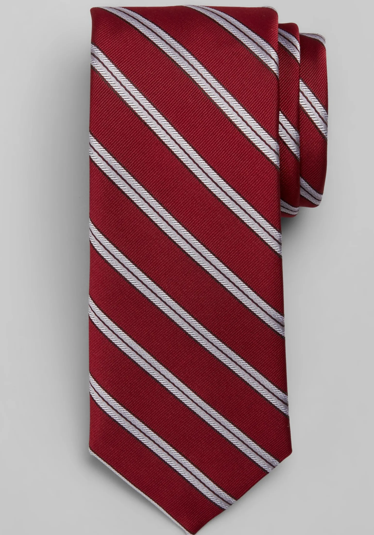 Joseph A. Bank Twill Stripe Narrow Tie