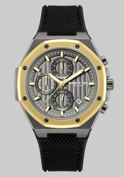 Kenneth Cole New York Chronograph Silicone Strap Watch