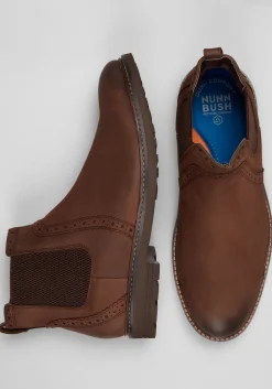 Nunn Bush Otis II Plain Toe Chelsea Boots