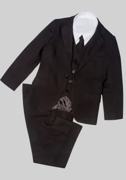 Oasis Linen Blend 5-Piece Toddler Boys Suit