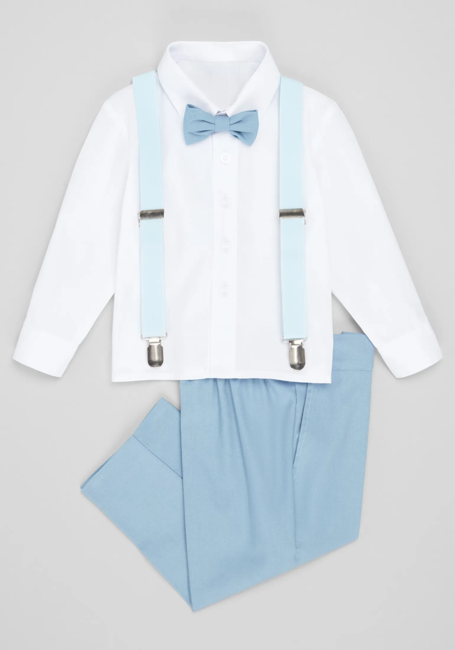 Peanut Butter Collection Barn Safari Line 4-Piece Toddler Boys Suit Set