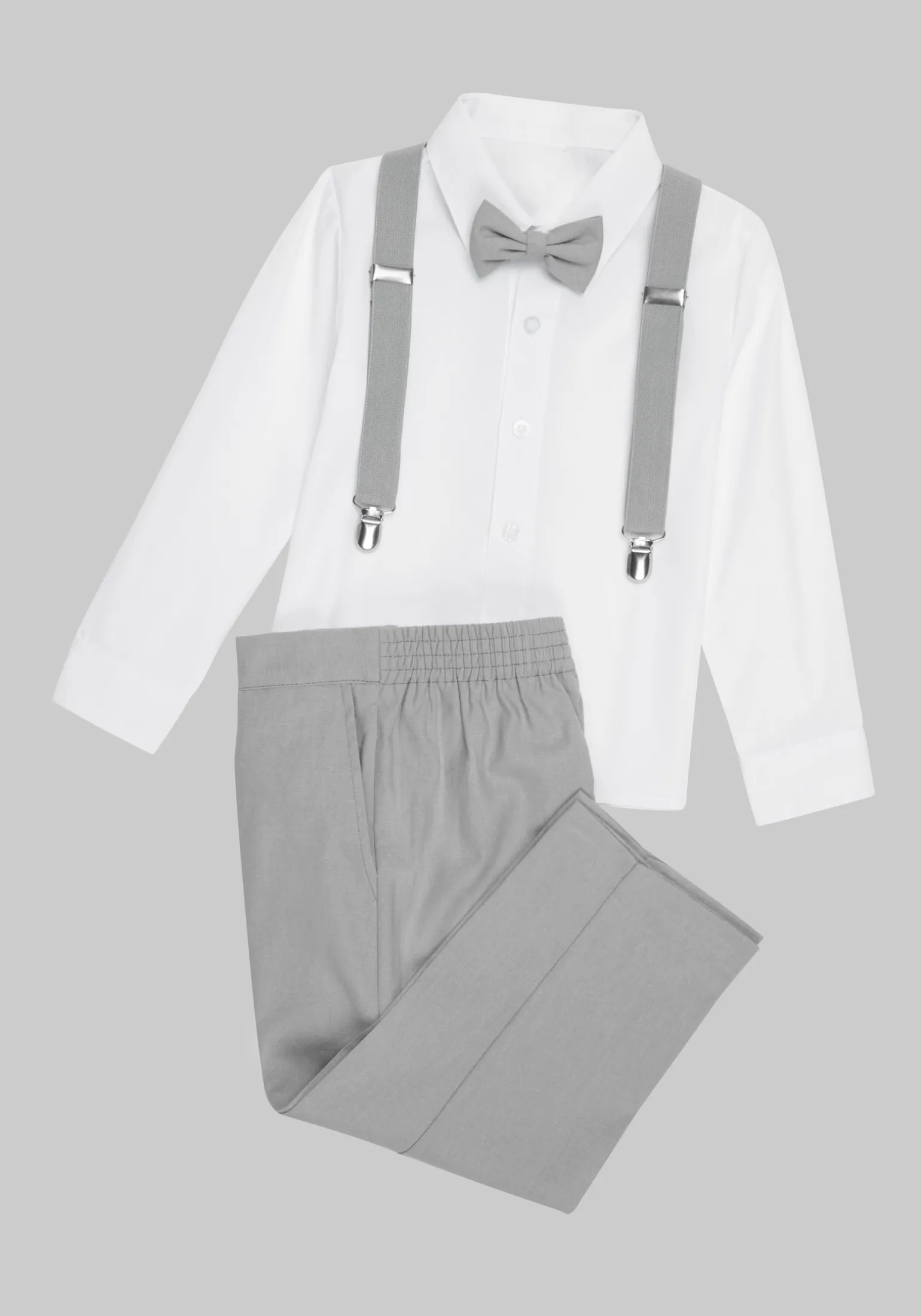 Peanut Butter Collection Barn Safari Line 4-Piece Toddler Boys Suit Set