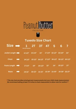 Peanut Butter Collection Bond 5-Piece Toddler Boys Tuxedo