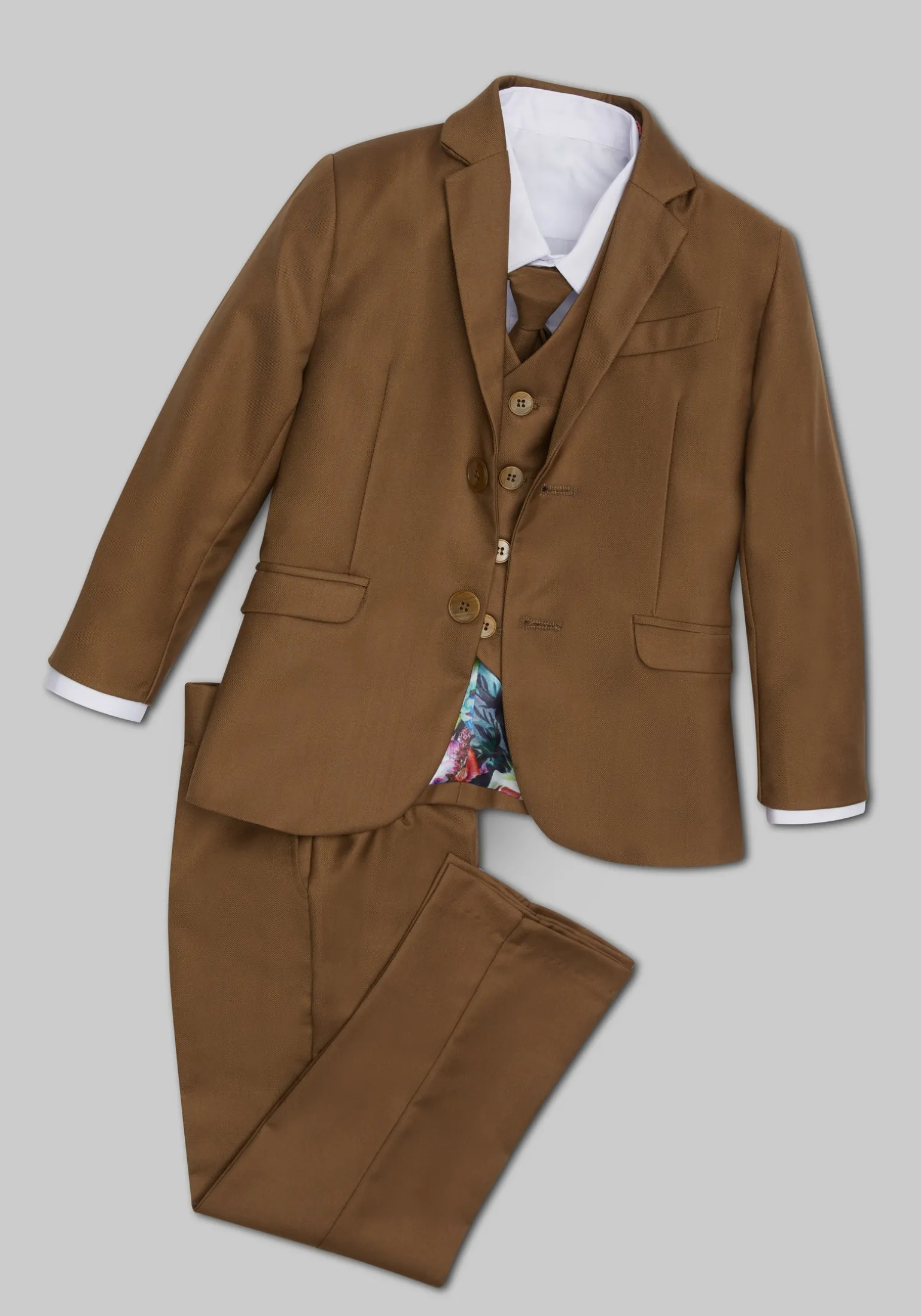 Peanut Butter Collection 007 Slim Fit Toddler Boys Suit