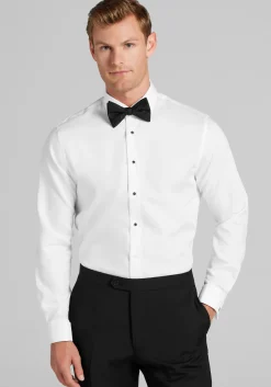 Reserve Collection Slim Fit Spread Collar French Cuff Formal Dress Shirt - Big & Tall