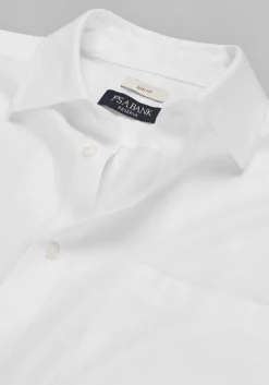 Reserve Collection Slim Fit Spread Collar Herringbone Dress Shirt
