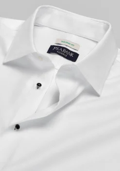 Reserve Collection Tailored Fit Textured Formal Dress Shirt