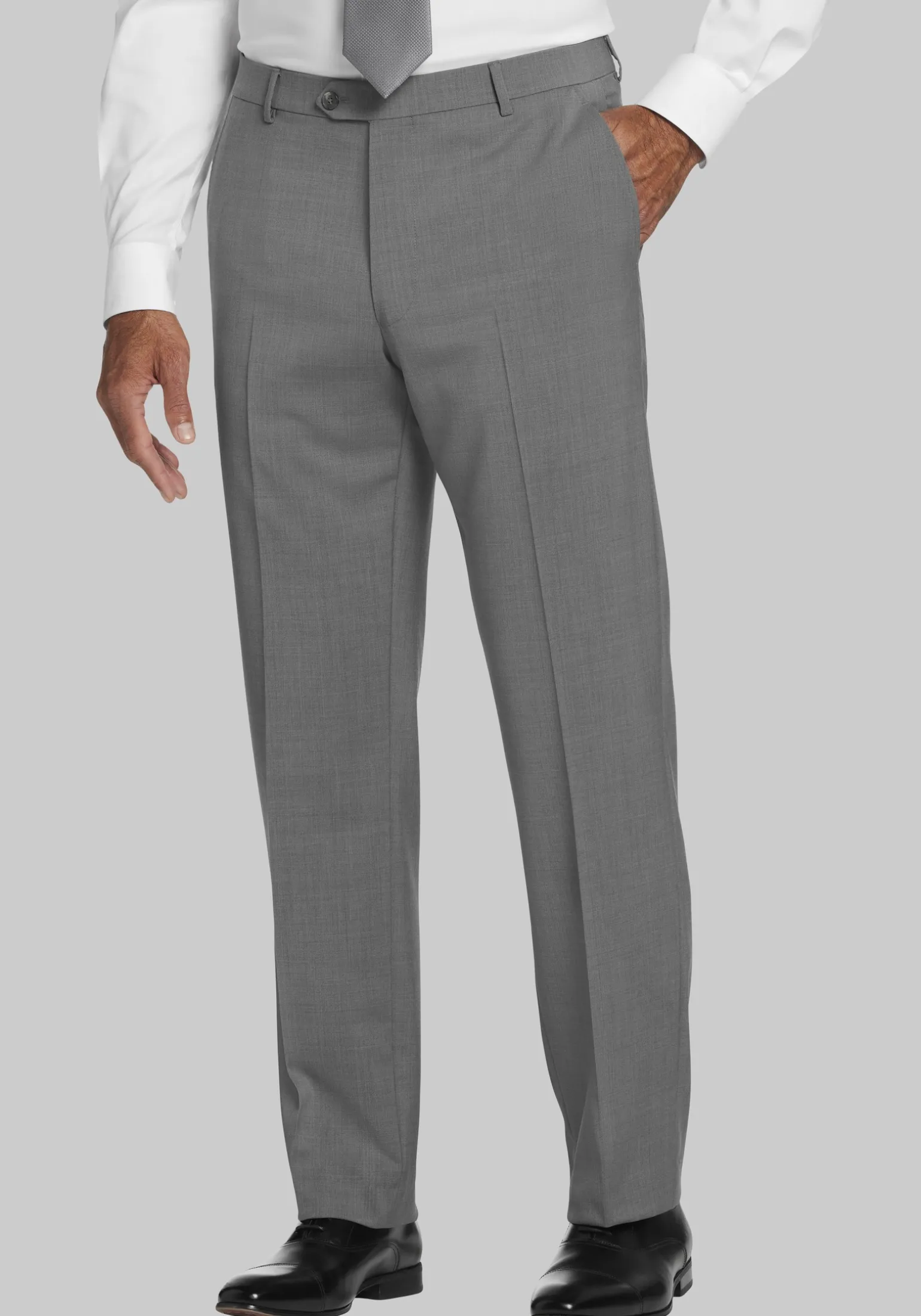 Reserve Collection Tailored Fit 100% Italian Wool Suit Separates Pants - Big & Tall