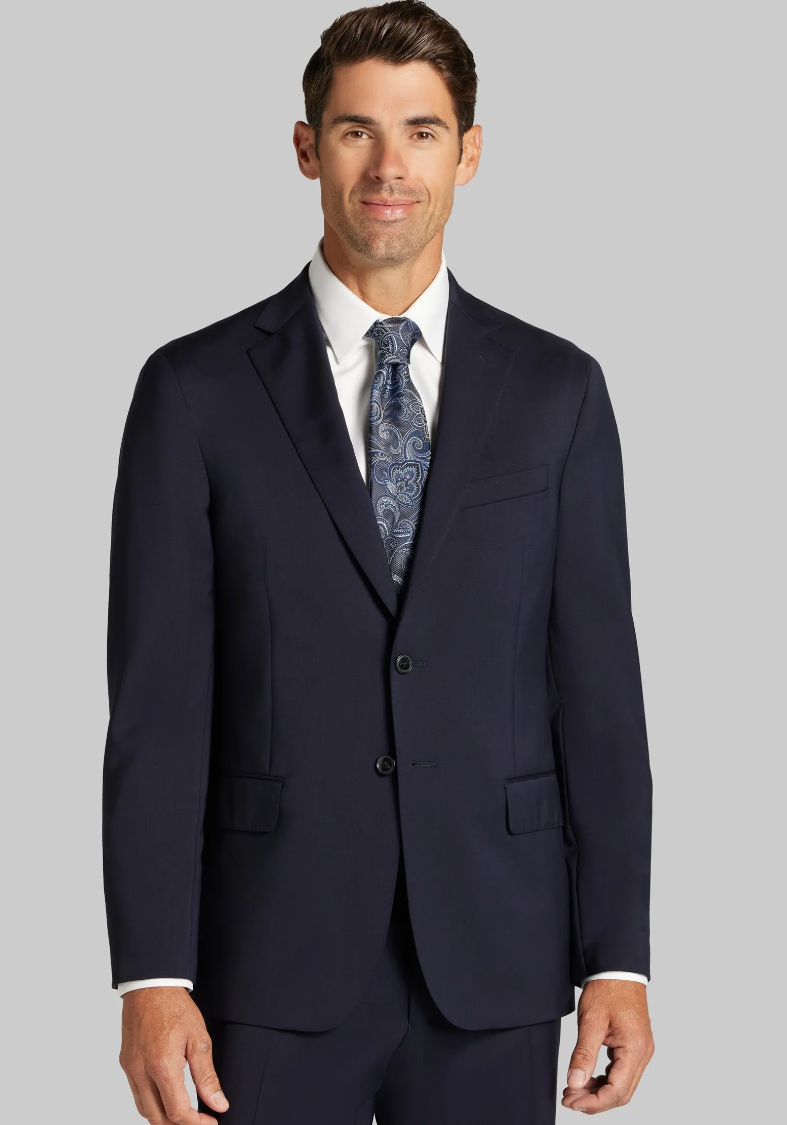 Reserve Collection Tailored Fit 100% Italian Wool Suit Separates Jacket - Big & Tall