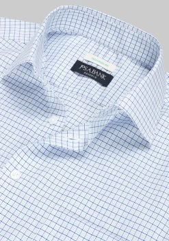 Reserve Collection Tailored Fit Spread Collar Check Dress Shirt - Big & Tall
