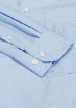 Reserve Collection Tailored Fit Spread Collar Herringbone Dress Shirt