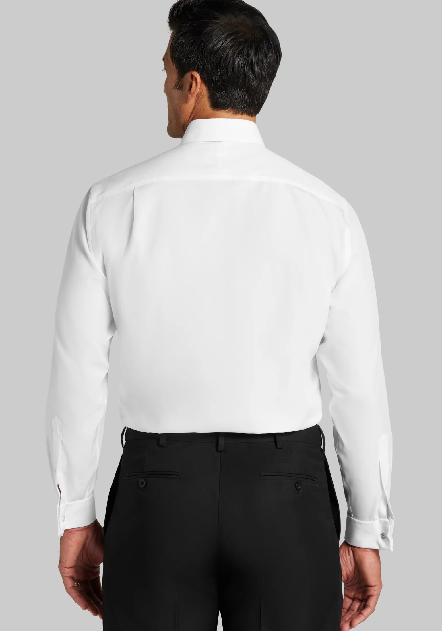 Reserve Collection Tailored Fit Bib Textured Formal Dress Shirt