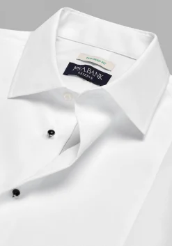 Reserve Collection Tailored Fit Bib Textured Formal Dress Shirt