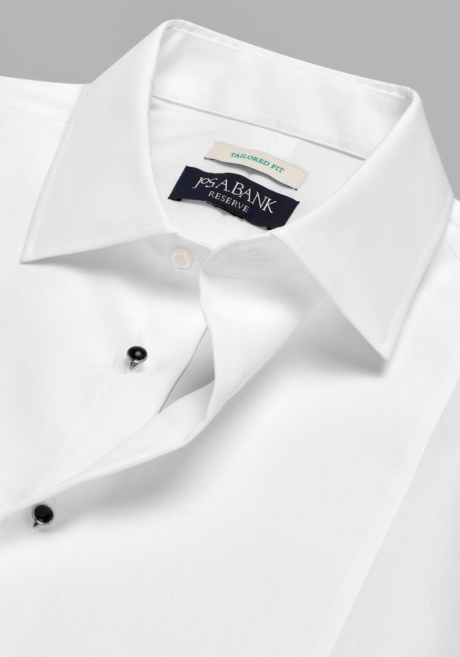 Reserve Collection Tailored Fit Bib Textured Formal Dress Shirt