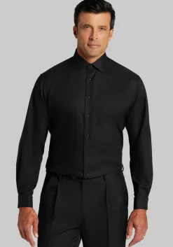 Reserve Collection Tailored Fit Textured Formal Dress Shirt