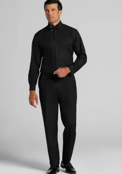 Reserve Collection Tailored Fit Textured Formal Dress Shirt