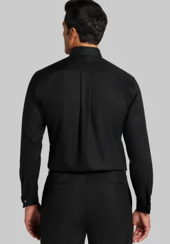 Reserve Collection Tailored Fit Textured Formal Dress Shirt