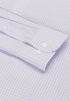 Reserve Collection Tailored Fit Spread Collar Gingham Dress Shirt