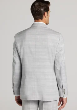 Reserve Collection Tailored Fit Plaid Italian Wool Suit Jacket