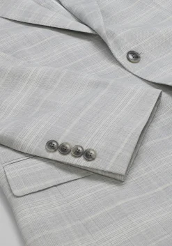 Reserve Collection Tailored Fit Plaid Italian Wool Suit Jacket