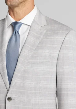 Reserve Collection Tailored Fit Plaid Italian Wool Suit Jacket