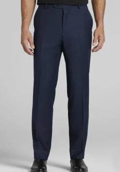 Reserve Collection Tailored Fit Italian Wool Dress Pants - Big & Tall